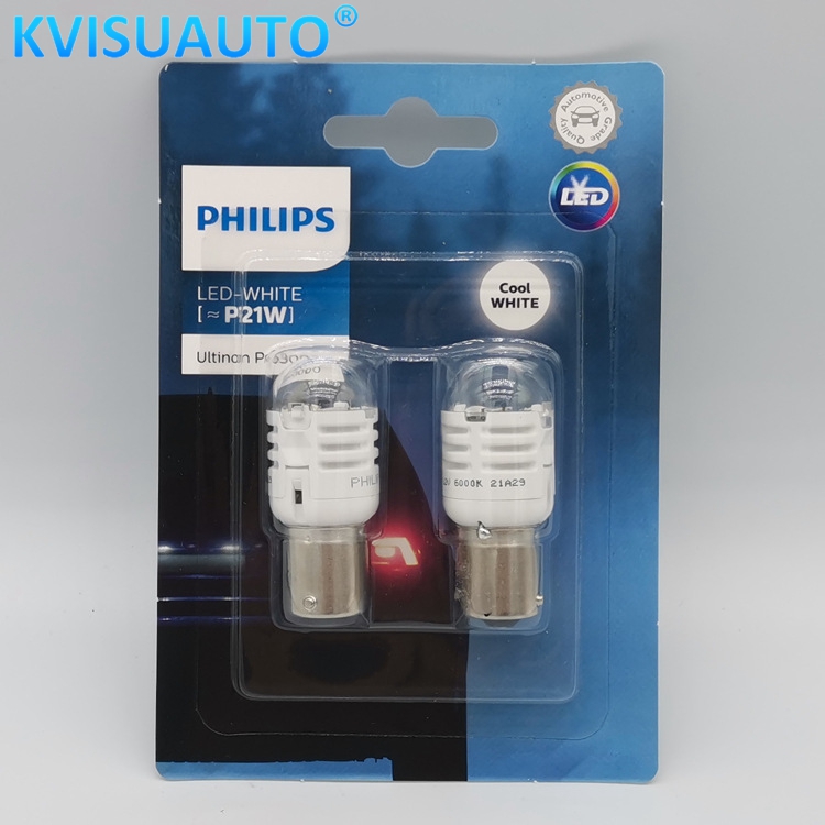 CQL Philips LED 1156 P21W 11498U30RCW 12498 White Light Brake Reversing Bulb Pro3000