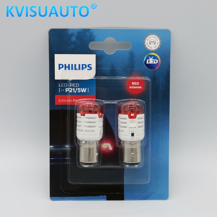 CQL Philips LED 1157 P21/5W 11499U30R 12499 Pro3000 Red Light Brake Bulb